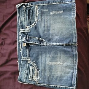 Cowgirl Tuff Crystal Skirt